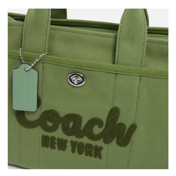 Coach - Medium Cargo Tote Bag Green - Picture 6 of 15